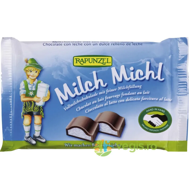 Ciocolata cu Crema de Lapte Ecologica/Bio 100g Rapunzel — preț și oferte