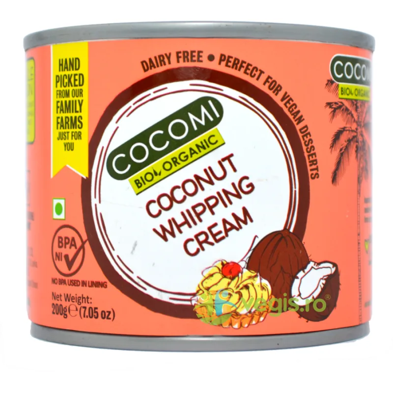Crema de Cocos pentru Deserturi Ecologica/Bio 200g — preț și oferte