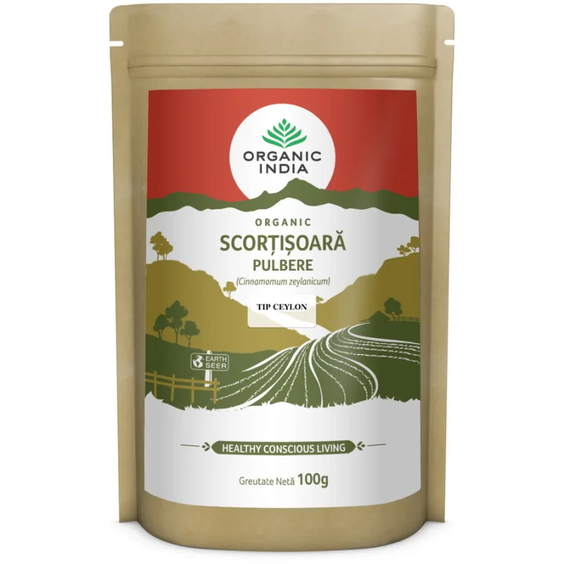 Scortisoara Pulbere Ecologica/Bio 100g ORGANIC INDIA — preț și oferte