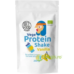 Shake Proteic cu Aroma de Vanilie Ecologic/Bio 200g