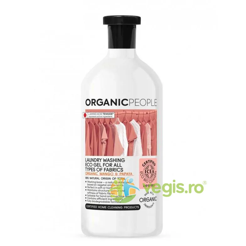 Detergent pentru Rufe cu Mango si Papaya Bio 1L ORGANIC PEOPLE — preț și oferte