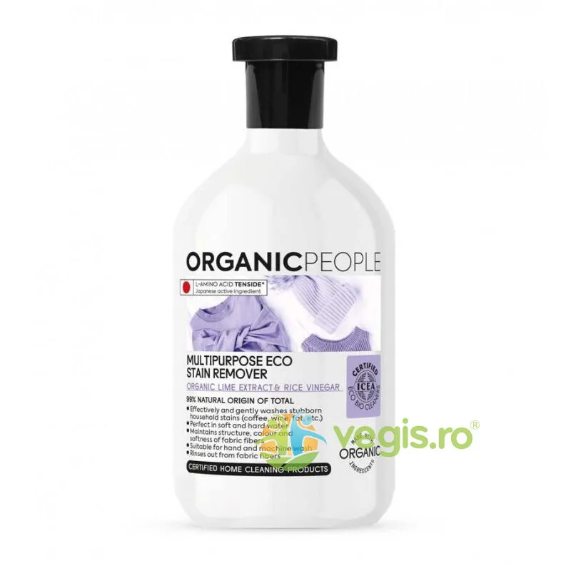 Solutie Pete pentru Multisuprafete cu Extract de Lime si Otet de Orez 500ml ORGANIC PEOPLE — preț și oferte