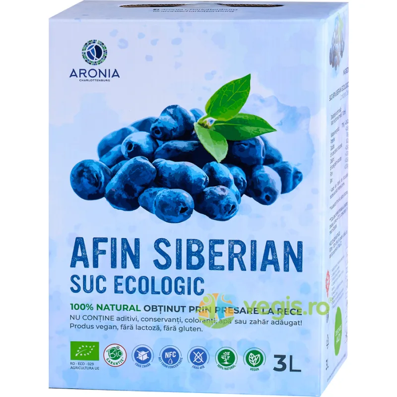 Suc de Afin Siberian Ecologic/Bio 3L ARONIA CHARLOTTENBURG — preț și oferte