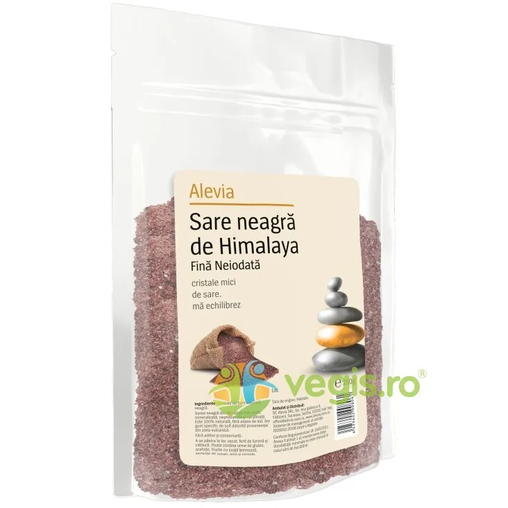 Sare Neagra de Himalaya Fina Neiodata 250g ALEVIA — preț și oferte