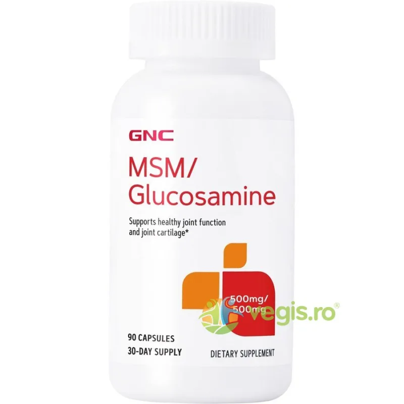MSM si Glucozamina (MSM&Glucosamine) 500mg 90cps GNC — preț și oferte
