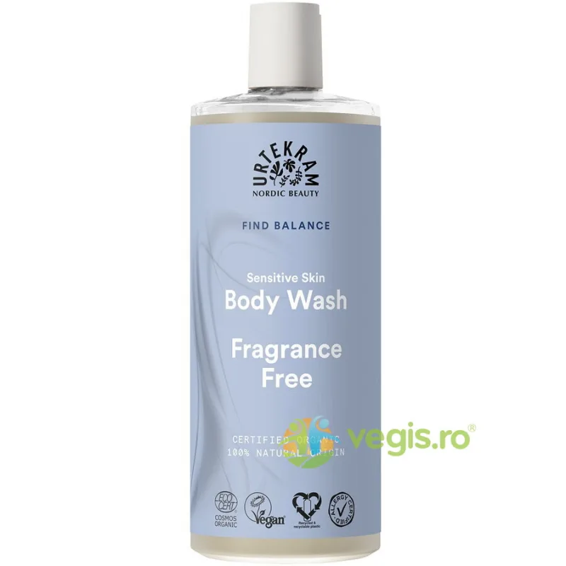 Gel de Dus pentru Piele Sensibila fara Parfum Bio 500ml URTEKRAM — preț și oferte