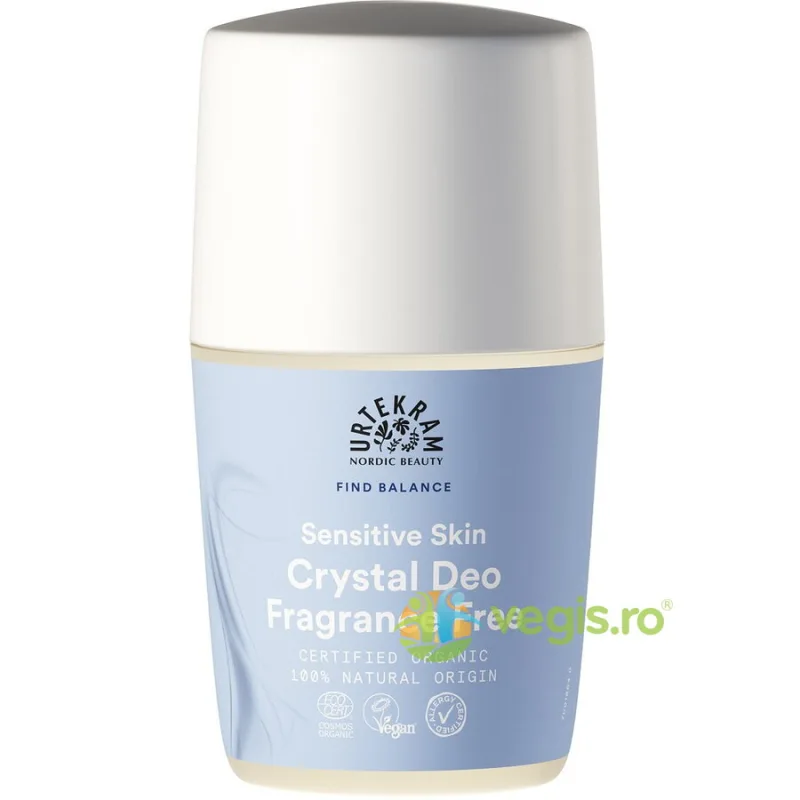 Deodorant Roll-On pentru Piele Sensibila fara Parfum 50ml URTEKRAM — preț și oferte