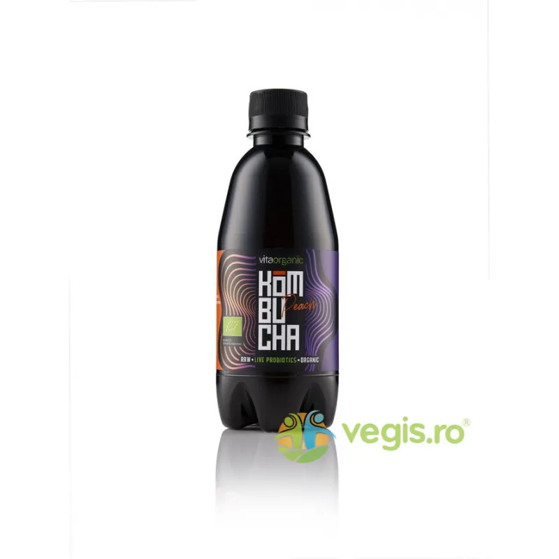 Kombucha cu Piersici Raw Ecologica/Bio 330ml VITA ORGANIC — preț și oferte