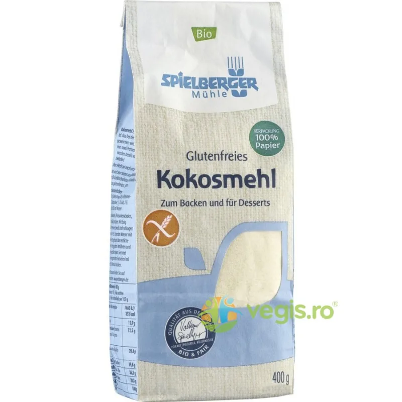 Faina de Cocos fara Gluten Ecologica/Bio 400g SPIELBERGER — preț și oferte