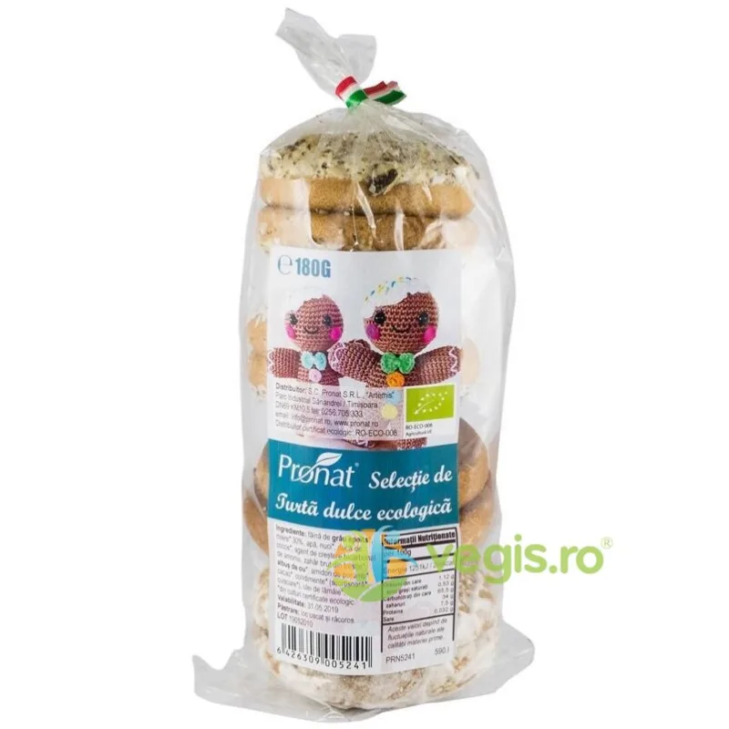 Selectie de Turta Dulce Ecologica/Bio 180g PRONAT — preț și oferte