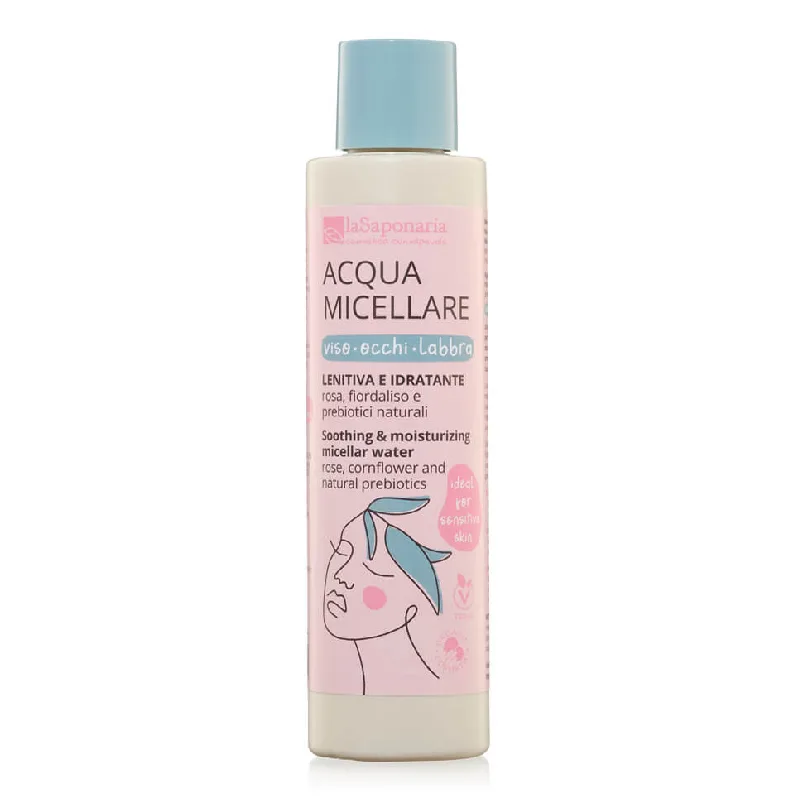 Apa micelara cu trandafir, floare de colt si prebiotice, 200ml, La Saponaria — preț și oferte