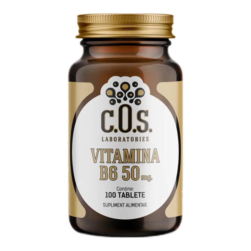 Vitamina B6 50 mg, 100 tablete, COS Laboratories — preț și oferte