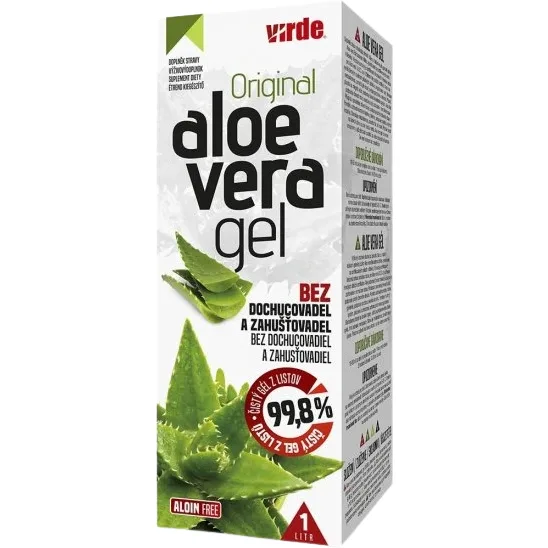 Gel Natural 99.85% din Frunze de Aloe Vera 1L VIRDE — preț și oferte