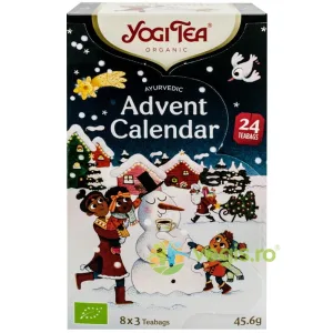 Selectie de Ceaiuri Calendar de Craciun (Advent Calendar) Ecologice/Bio 24dz