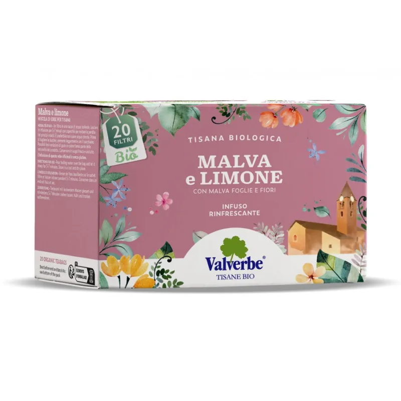 Ceai din Nalba si Lamaie Ecologic/Bio 20dz VALVERBE — preț și oferte