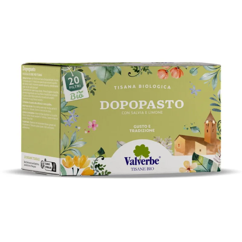 Ceai Dupa Masa din Salvie, Rozmarin si Lamaie Ecologic/Bio 20dz VALVERBE — preț și oferte