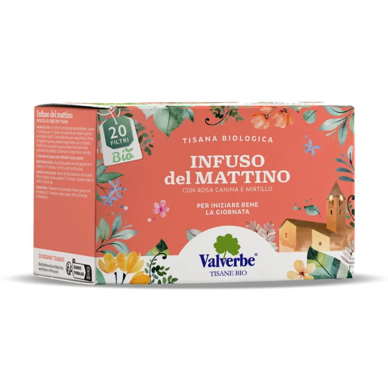 Ceai Buna Dimineata cu Macese si Afine Ecologic/Bio 20dz VALVERBE — preț și oferte