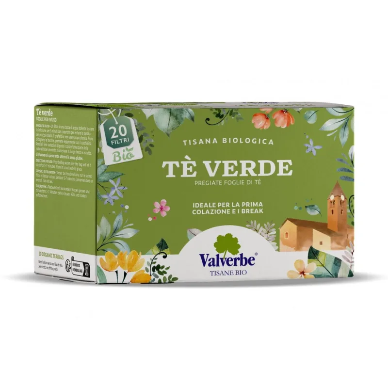 Ceai Verde Ecologic/Bio 20dz VALVERBE — preț și oferte