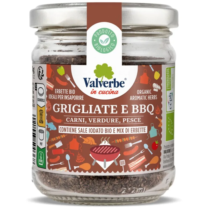 Amestec de Condimente pentru Gratar si Barbecue Ecologic/Bio 60g VALVERBE — preț și oferte