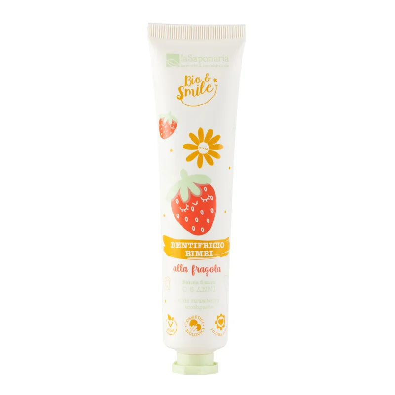 Pasta de dinti cu capsuni pentru copii, 75ml, La Saponaria — preț și oferte