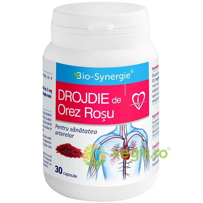 Drojdie de Orez Rosu 30cps BIO-SYNERGIE ACTIV — preț și oferte