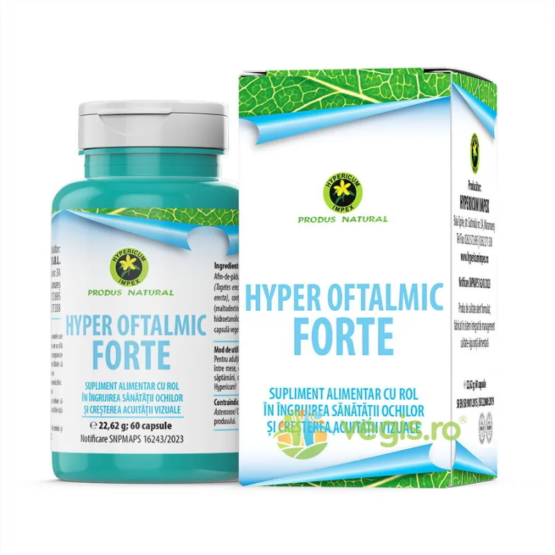Hyper Oftalmic Forte 60cps Hypericum — preț și oferte