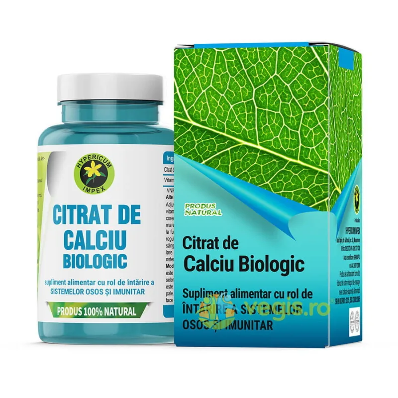 Citrat de Calciu Biologic 60cps Hypericum — preț și oferte