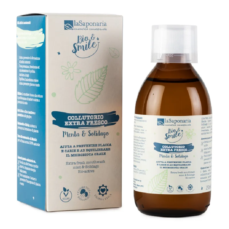 Apa de gura Extra Fresh, 250 ml, La Saponaria — preț și oferte