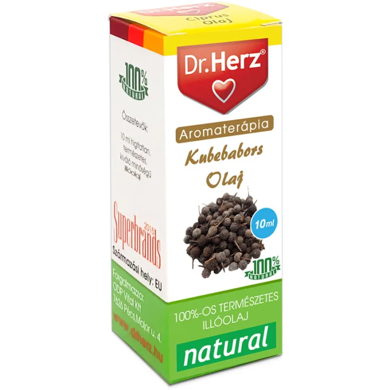 Ulei de Piper Cubeba 10ml DR. HERZ — preț și oferte