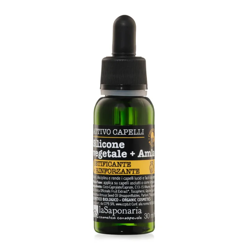 Ulei pentru par cu silicon vegetal si amla, 30ml, La Saponaria — preț și oferte