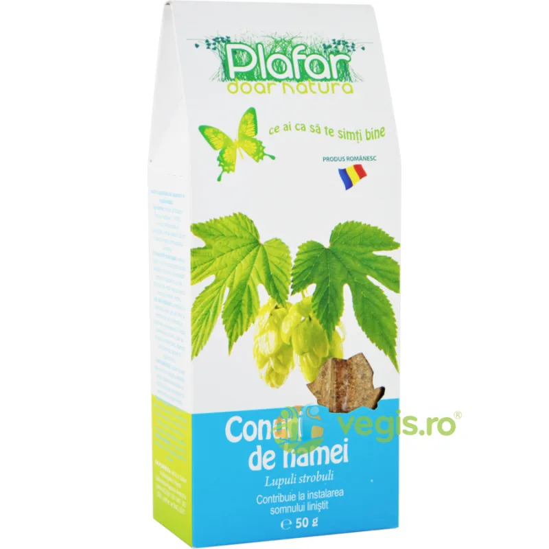 Ceai Conuri de hamei 50g PLAFAR — preț și oferte