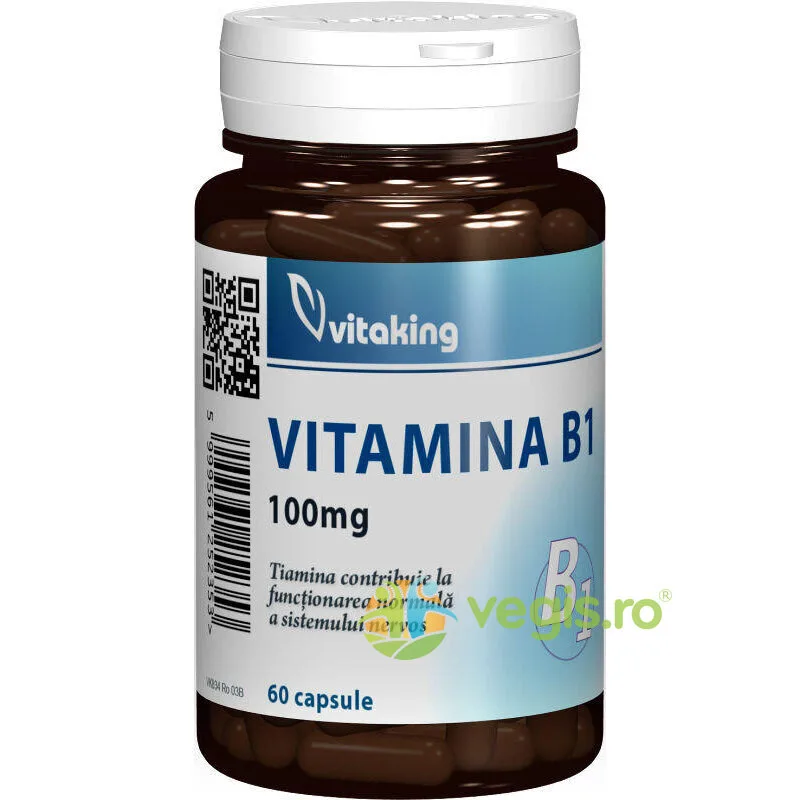 Vitamina B1 100mg 60cps VITAKING — preț și oferte