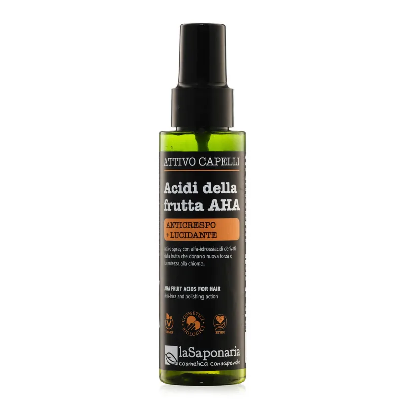 Spray pentru par cu acizi din fructe AHA, 100ml, La Saponaria — preț și oferte