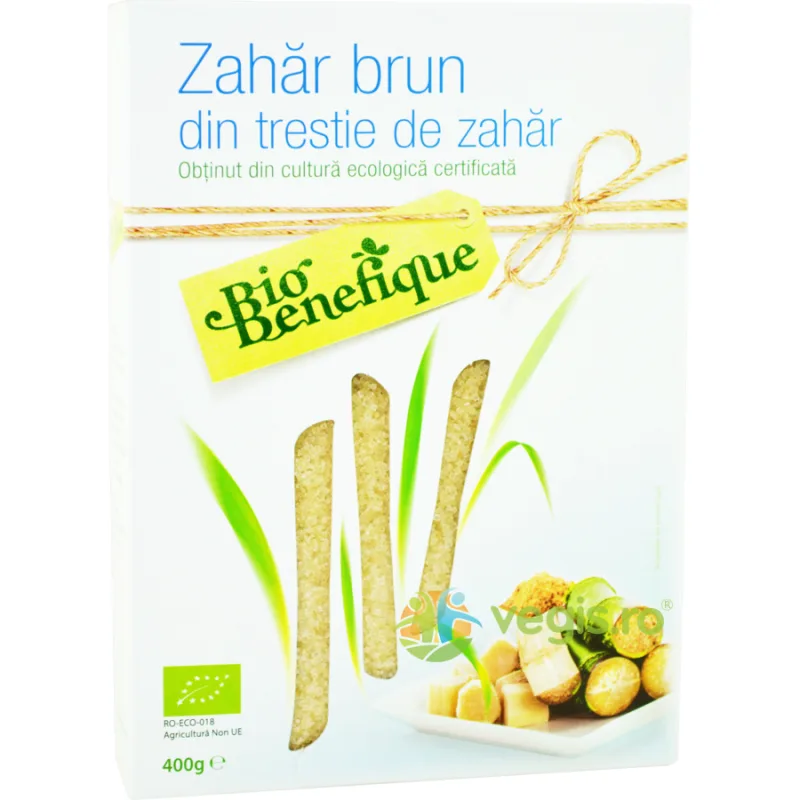 Zahar Brun din Trestie de Zahar Ecologic/Bio 400g SLY&nbsp;NUTRITIA — preț și oferte