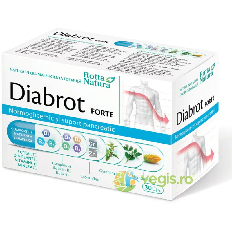 Diabrot Forte 30cps ROTTA NATURA — preț și oferte