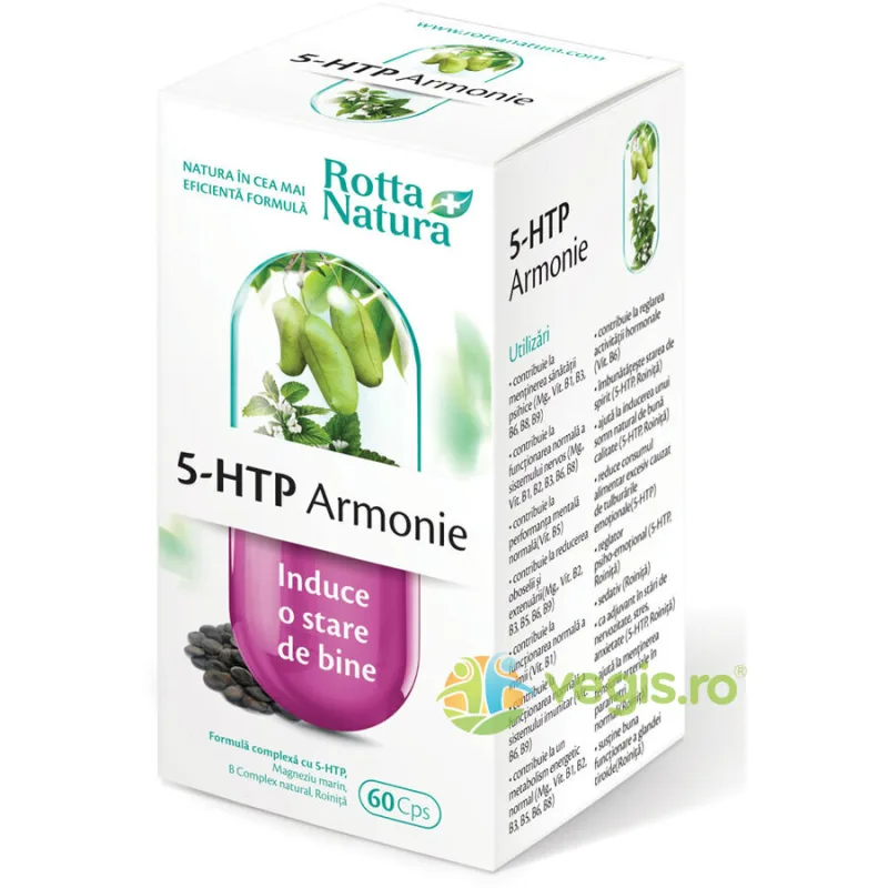 5-HTP Armonie 60cps ROTTA NATURA — preț și oferte
