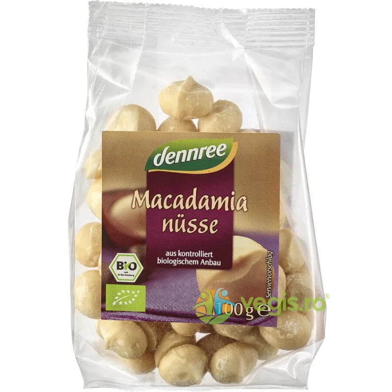 Nuci Macadamia Ecologice/Bio 100g Dennree — preț și oferte