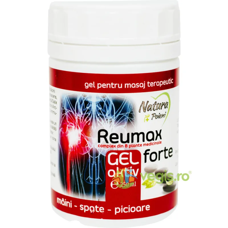 Gel pentru Masaj Terapeutic Reumax Forte cu 8 Plante Medicinale 250ml NATURA PLANT IF — preț și oferte