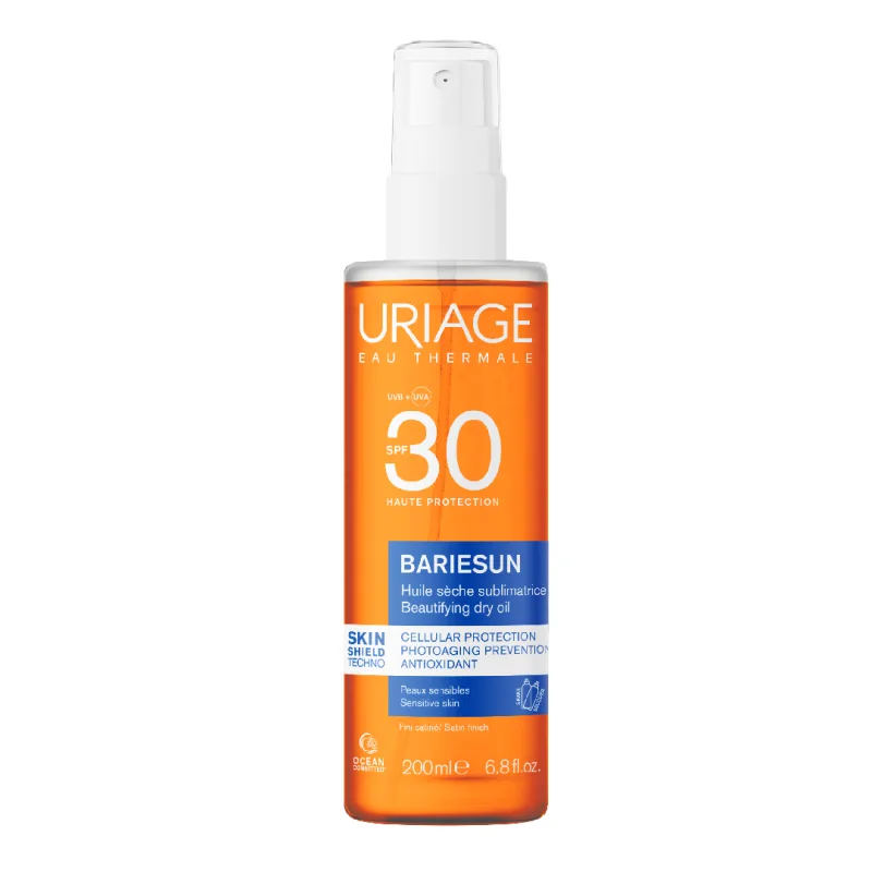 Ulei uscat cu protectie solara SPF30 Bariesun, 200 ml, Uriage — preț și oferte