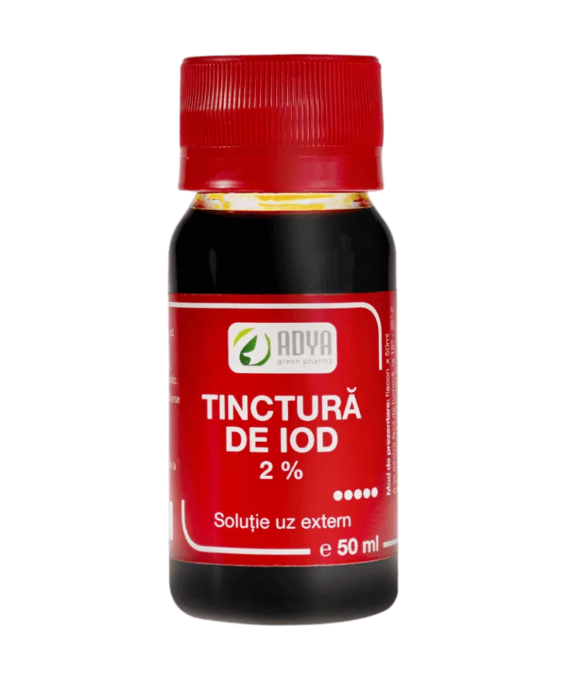 Tinctura de Iod 2% 50ml Adya GreenPharma — preț și oferte