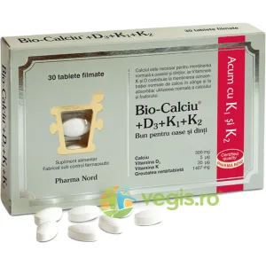 Bio Calciu+D3+K1+K2 30tb