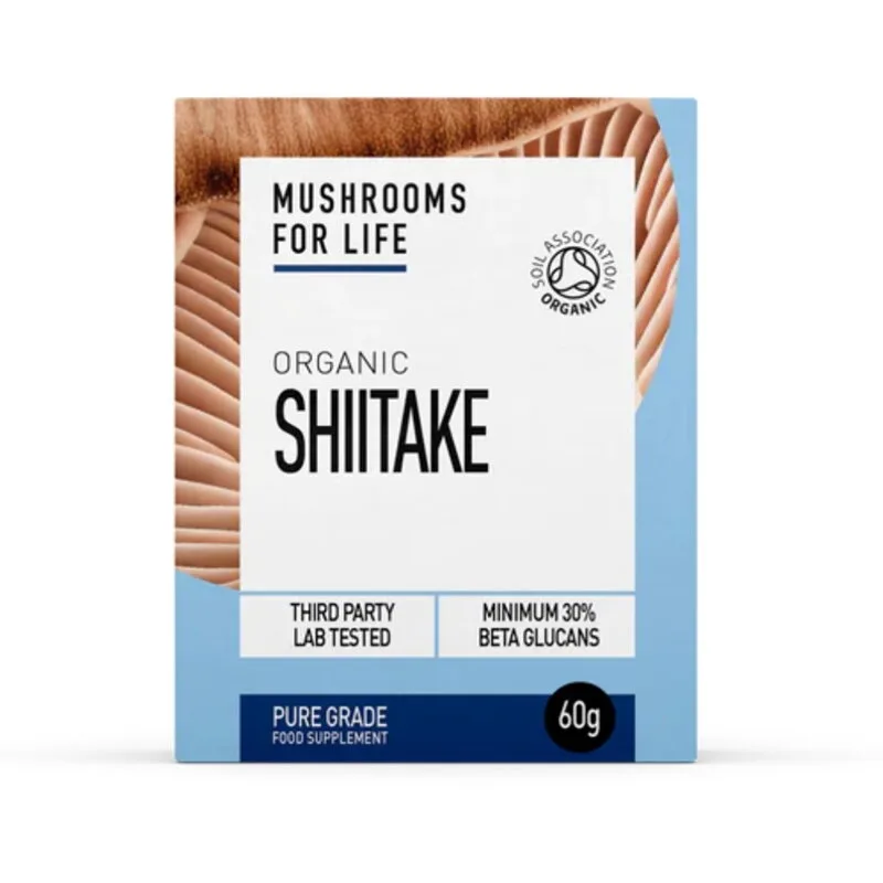 Pulbere din Extract de Shiitake 1000mg 60g MUSHROOMSFORLIFE — preț și oferte