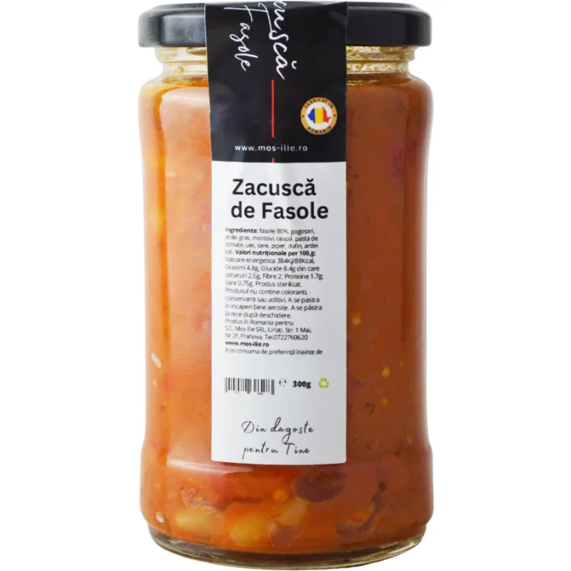 Zacusca de Fasole 300g MOS ILIE — preț și oferte