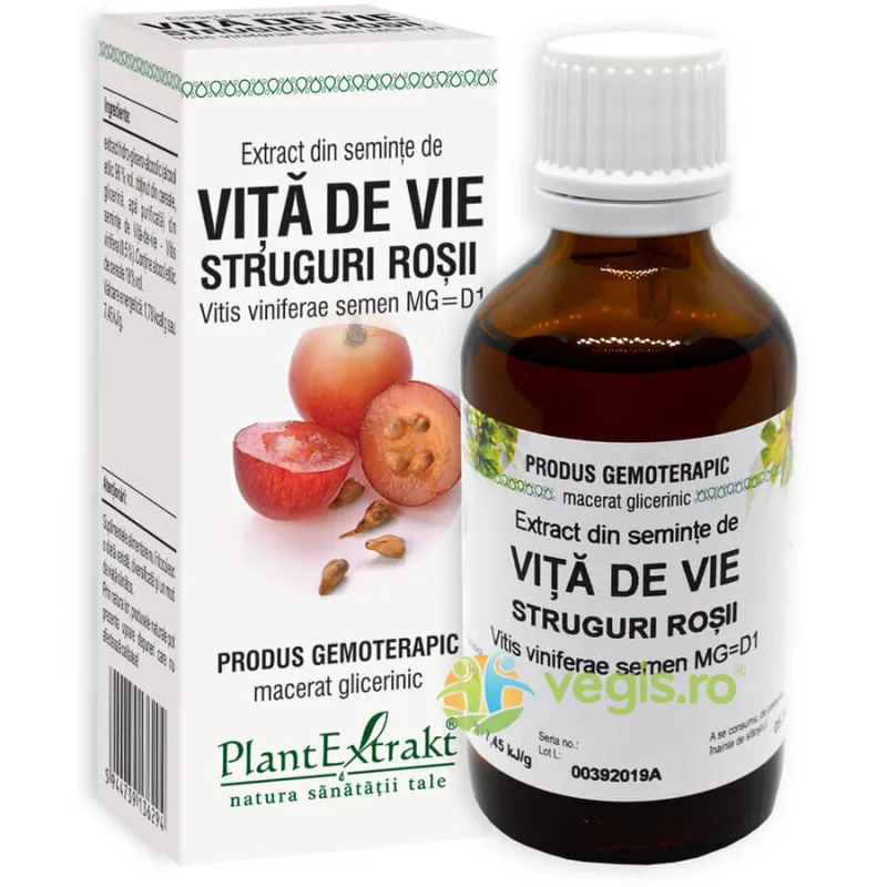 Extract din Seminte de Vita de Vie 50ml PLANTEXTRAKT — preț și oferte