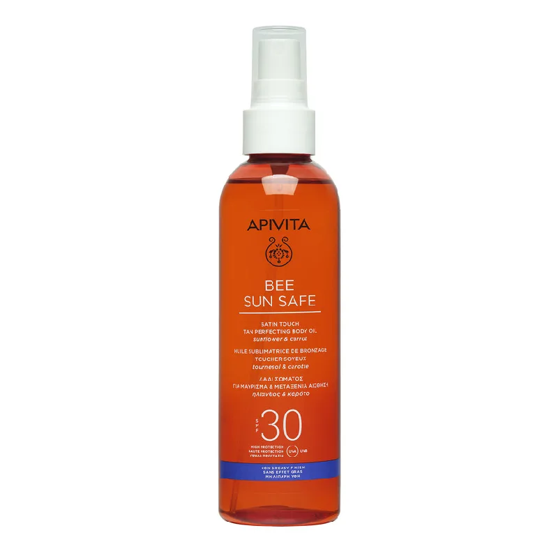 Ulei bronzant SPF30 Bee Sun Safe, 200 ml, Apivita — preț și oferte