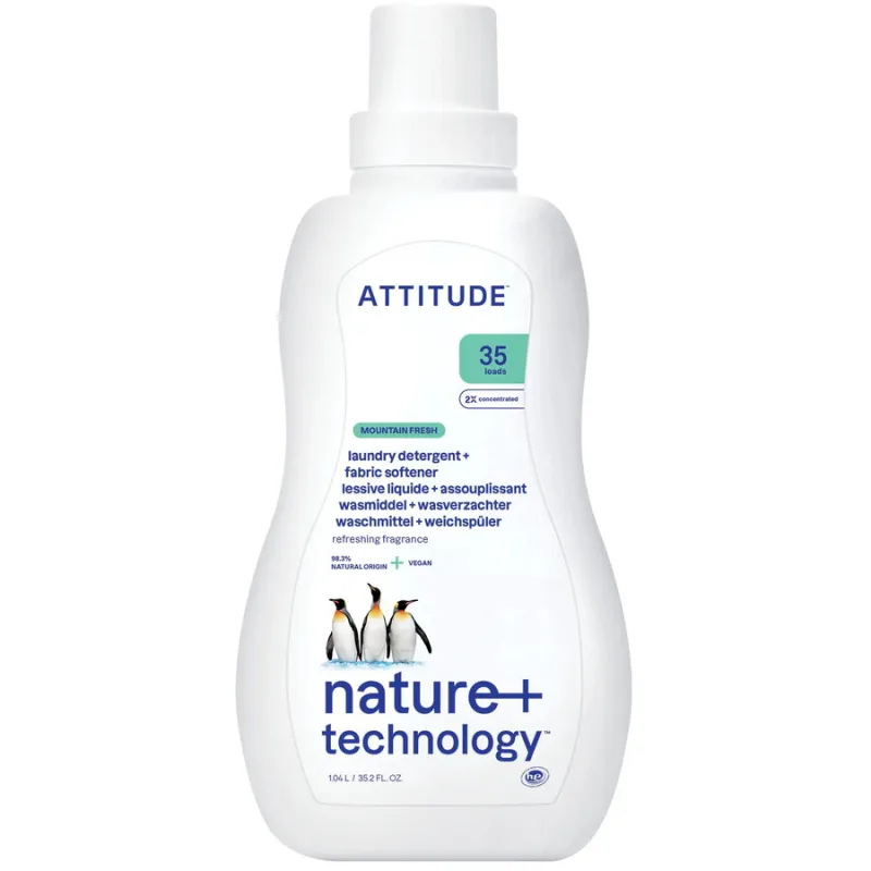 Detergent si Balsam de Rufe Concentrat 2in1 cu Esenta Montana 1.04L ATTITUDE — preț și oferte