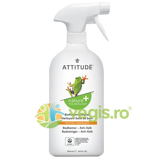 Solutie pentru Indepartat Depunerile de Calcar din Baie cu Citrice 800ml ATTITUDE — preț și oferte