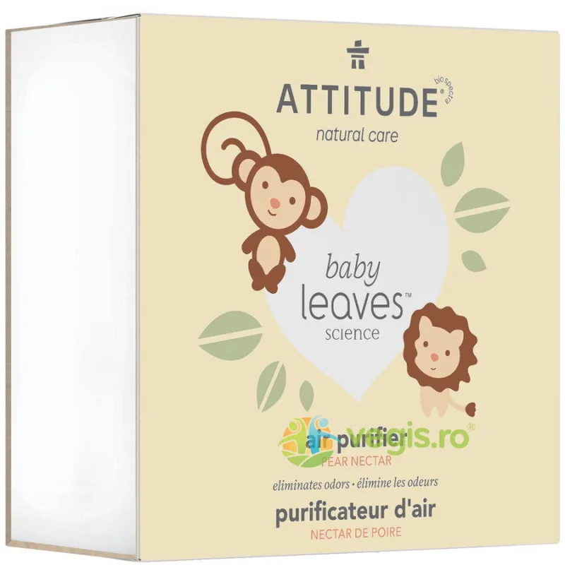 Purificator Natural de Aer pentru Copii cu Nectar de Pere 227g ATTITUDE — preț și oferte
