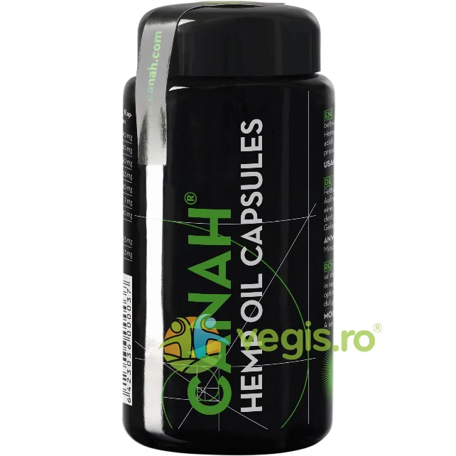 Capsule cu Ulei de Canepa 90cps Canah — preț și oferte