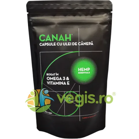 Capsule cu Ulei de Canepa 180cps Canah — preț și oferte